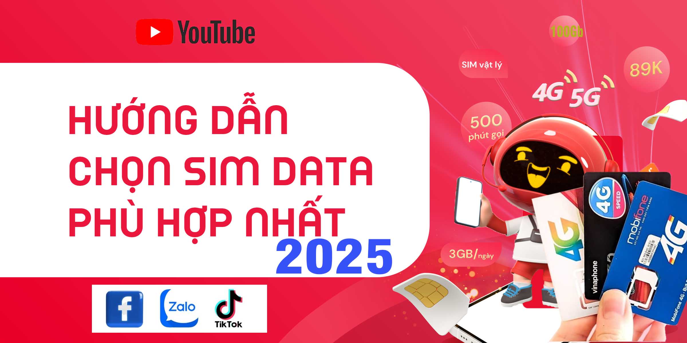 Sim Data 4G 5G Giá Rẻ, ưu đãi thoại và data không giới hạn mới nhất 2025