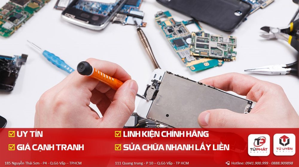 Sửa chữa điện thoại Quận Gò Vấp Uy tín chất lượng giá phải chăng