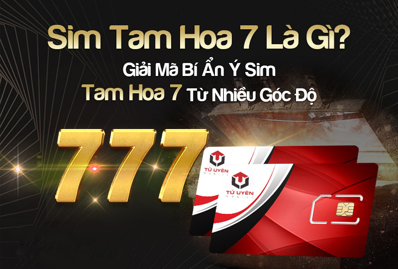 Con Số 777 Và Dòng Sim Tam Hoa Đặc Biệt