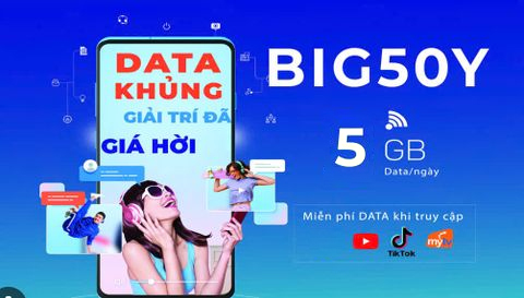 Sim data vinaphone | BIG50Y Siêu ưu đãi