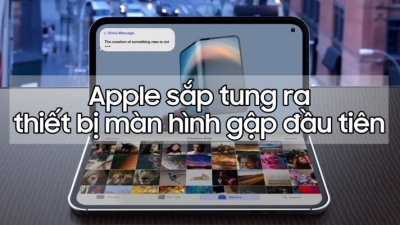 Cuối cùng Apple cũng biết làm gì với công nghệ màn hình gập, một chiếc MacBook vô tiền khoáng hậu chưa đối thủ nào làm được