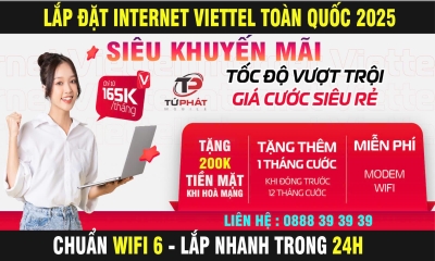 Khuyến mãi lắp internet viettel toàn quốc năm 2025